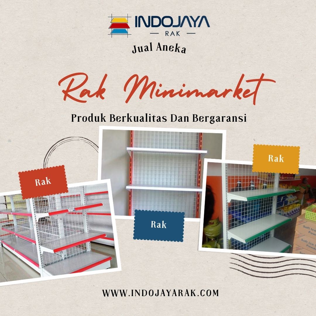 jual rak minimarket di pekanbaru